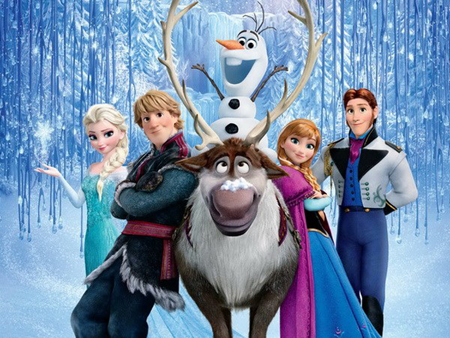 Các nhân vật trong phim ''Frozen.''